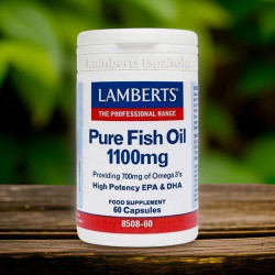 Aceite de Pescado Puro 1100mg (Pure Fish Oil) - Lamberts - 60 cápsulas