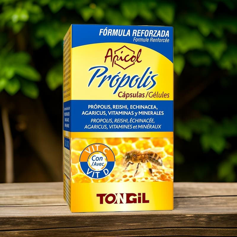 Apicol Própolis - Tongil -  40 cápsulas